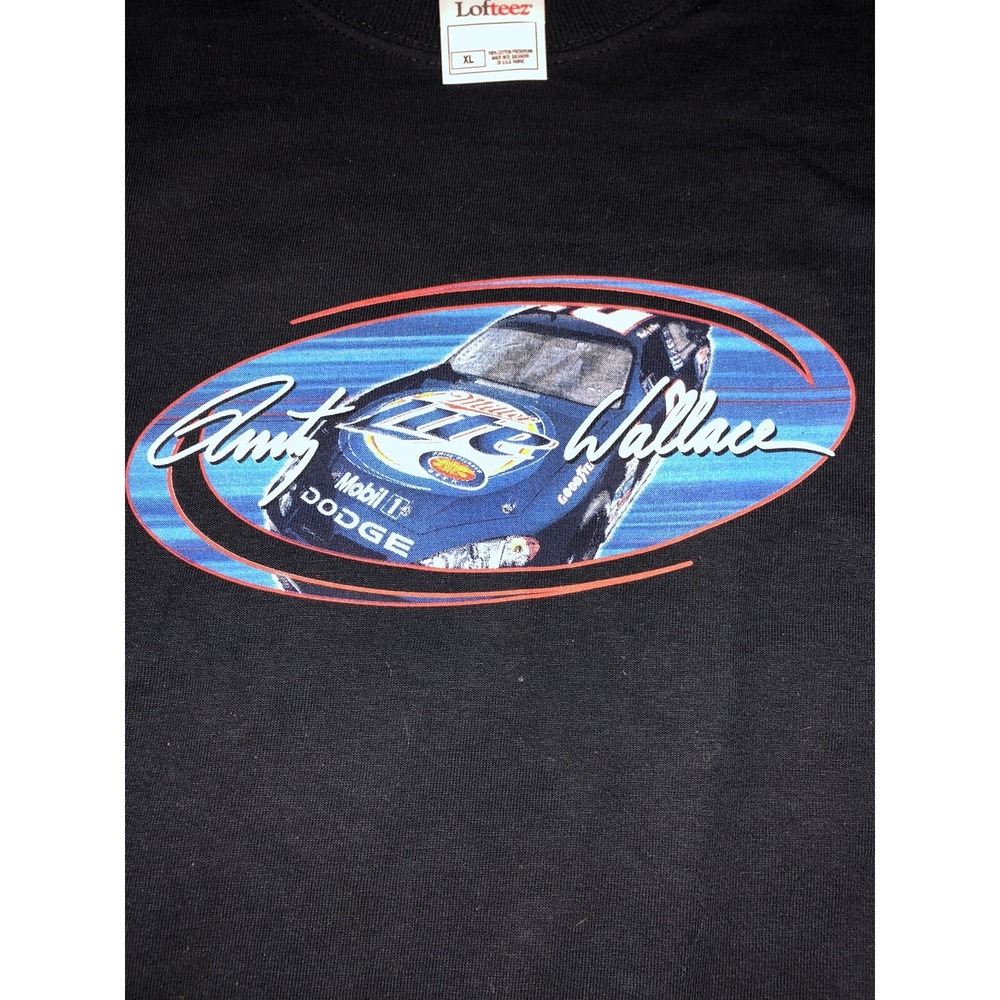 Nascar Rusty Wallace Miller Lite Shirt‎ Early 2000's XL Collectors Item - Picture 2 of 6